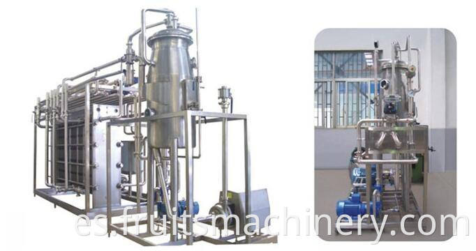 milk juice vaccum air degasser for juice beverage processing plant